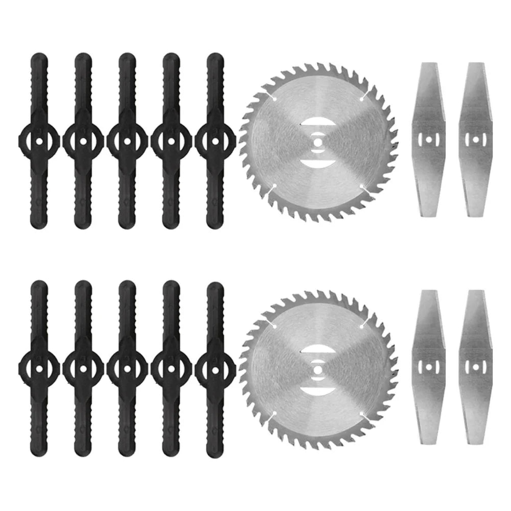 16PCS Replacement Blades Set for 3-in-1 Cordless Grass Trimmer