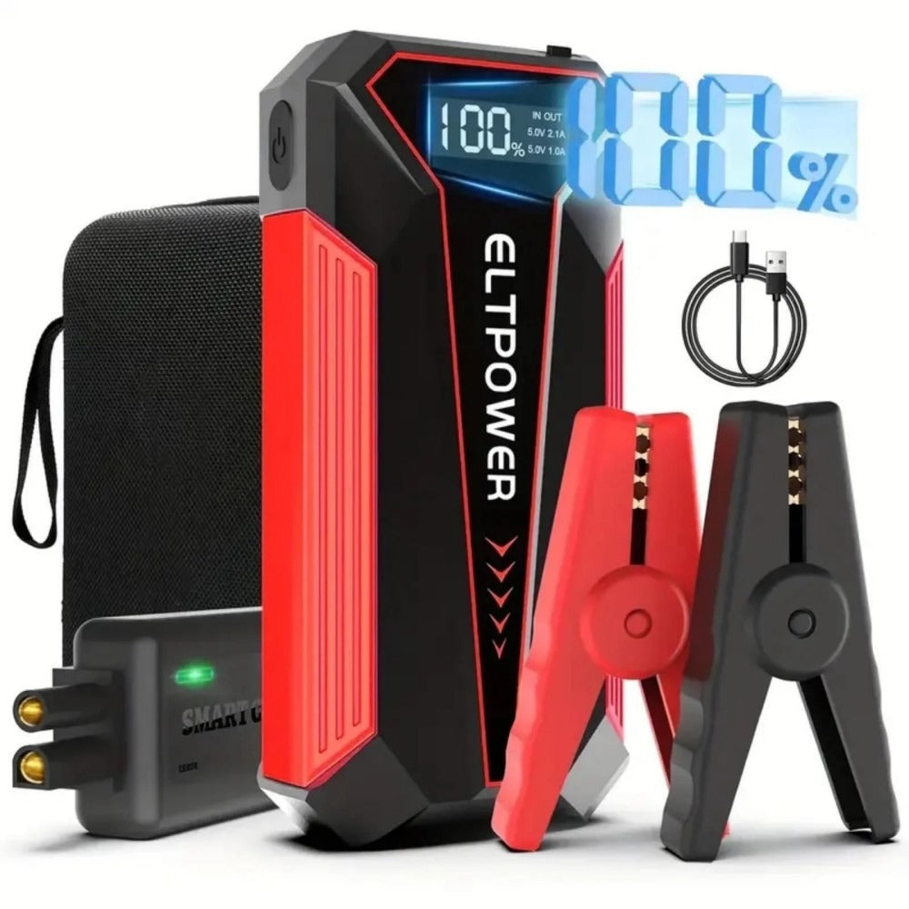 4 in 1 Portable Jump Starter with Air Pump Pro