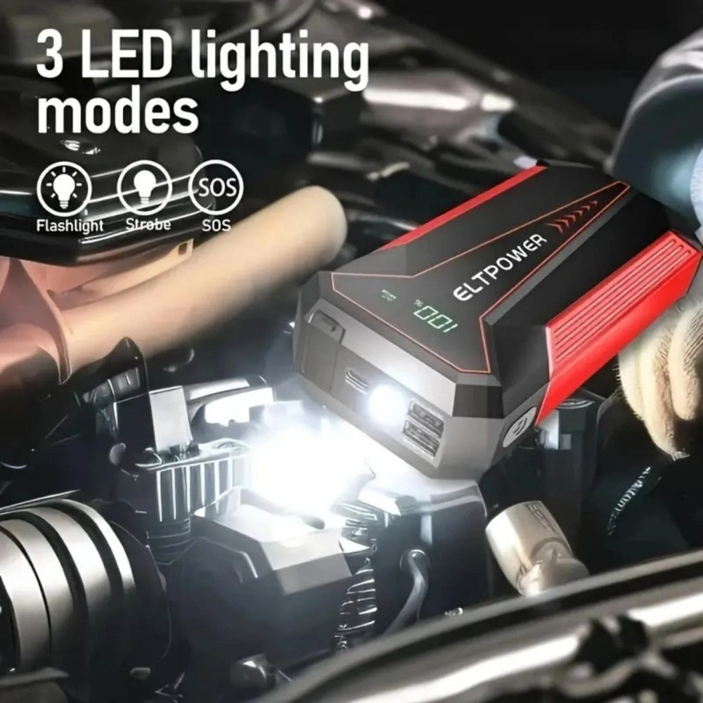 4 in 1 Portable Jump Starter with Air Pump Pro
