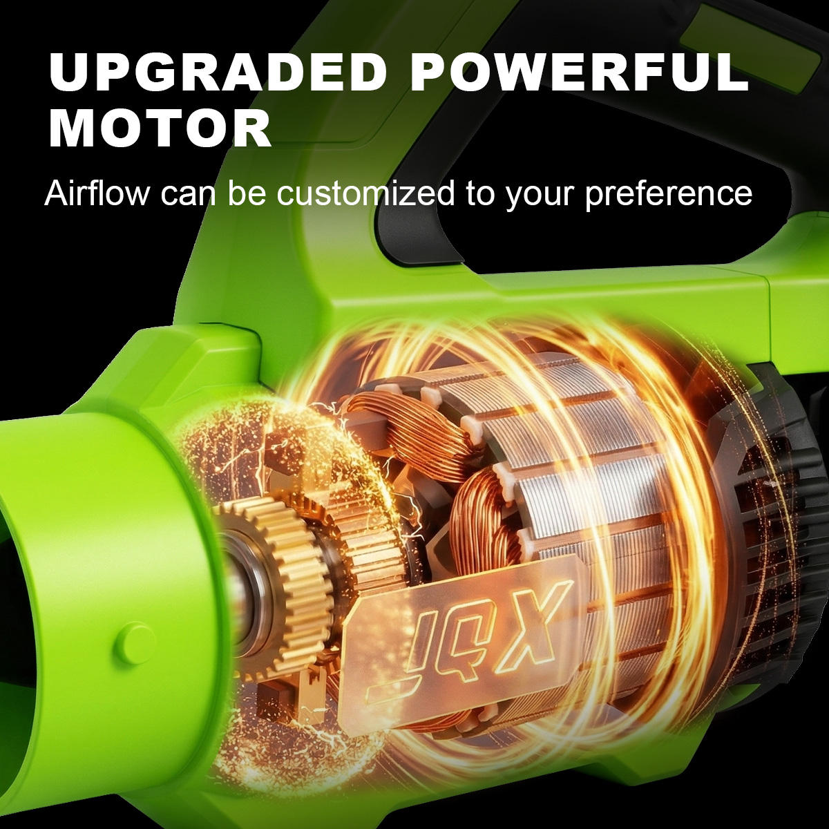 AirJet™ 21V Cordless Leaf Blower | Brushless Motor, Dual Batteries & High-Performance Handheld Yard Blower