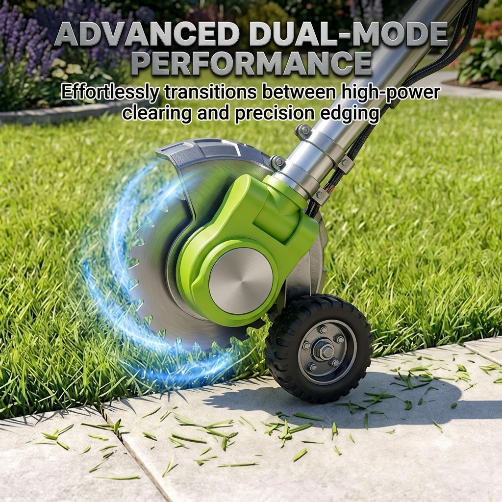 TrimFlex™ 3-in-1 Grass Trimmer | Cordless use, edging, cutting blades