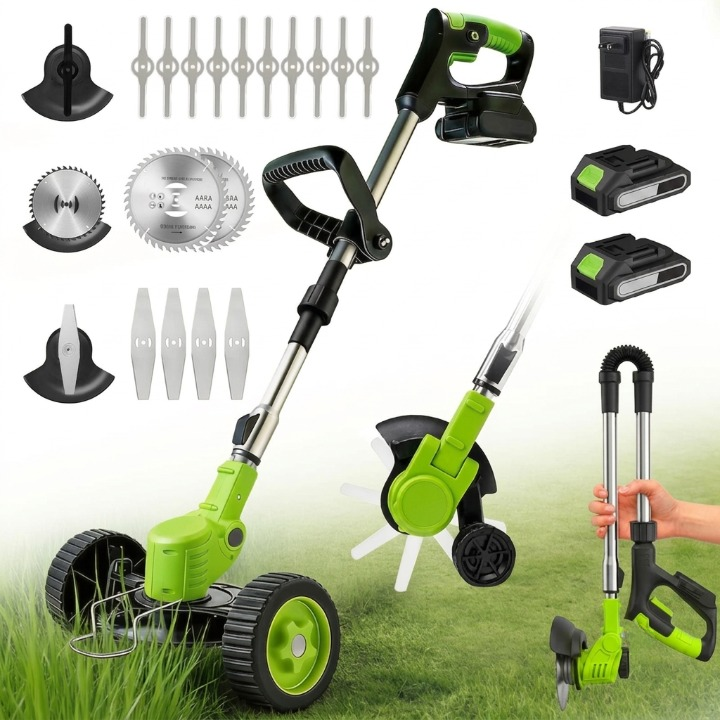 TrimFlex™ 3-in-1 Grass Trimmer | Cordless use, edging, cutting blades