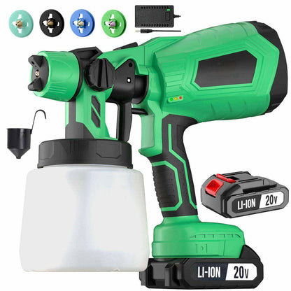 SprayMaster™ Paint Spray Gun | 1500W motor, dual batteries, 1000ml tank