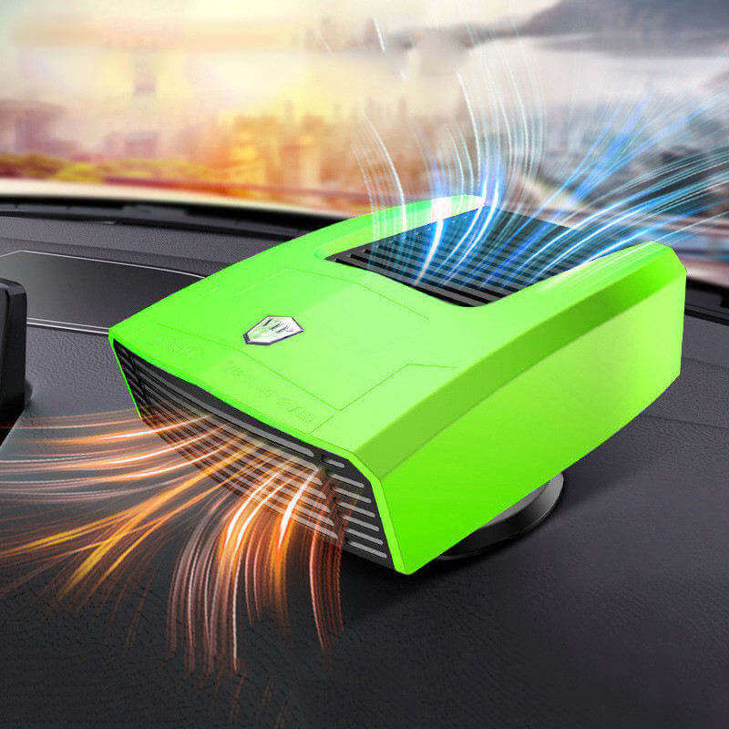 2-in-1 Portable Car Heater & Fan – Fast Defrost, Demist & Cooling