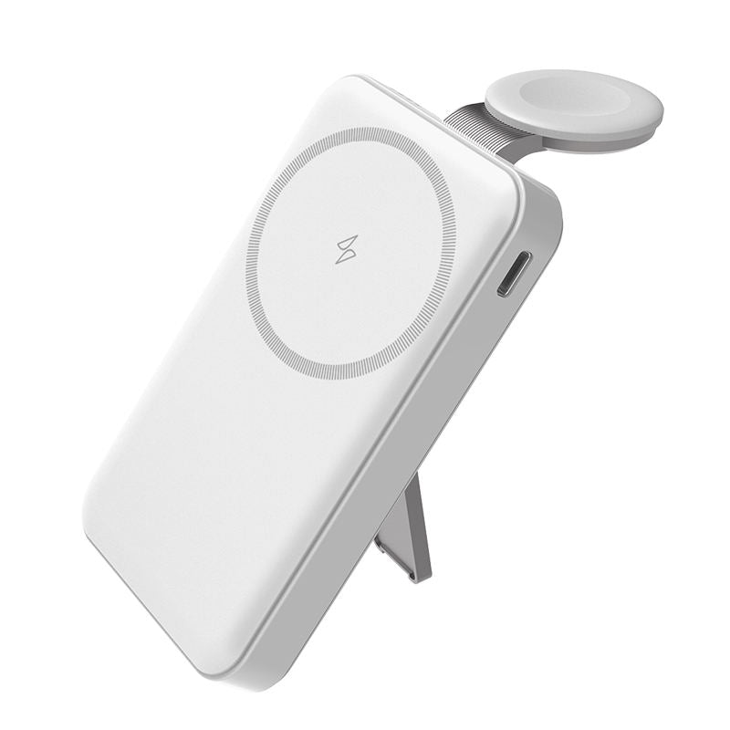 Magnetic 10000mAh Slim Power Bank with 360° Adjustable Holder