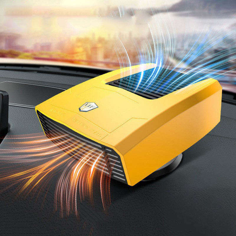 2-in-1 Portable Car Heater & Fan – Fast Defrost, Demist & Cooling
