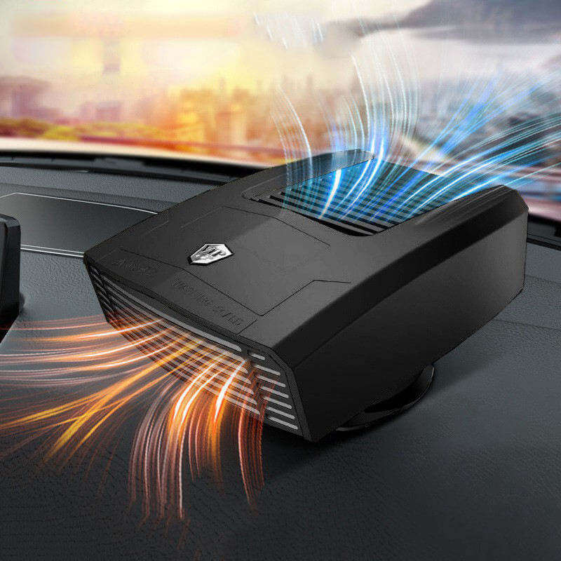 2-in-1 Portable Car Heater & Fan – Fast Defrost, Demist & Cooling