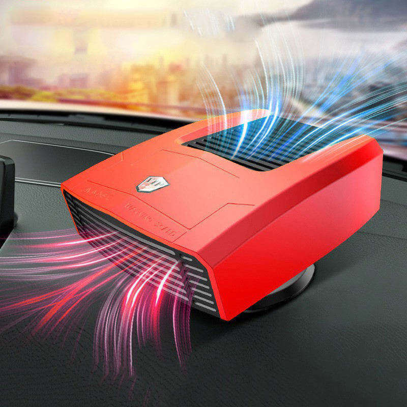 2-in-1 Portable Car Heater & Fan – Fast Defrost, Demist & Cooling