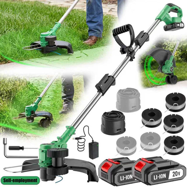 TrimFlex™ 3-in-1 Grass Trimmer | Cordless use, edging, cutting blades