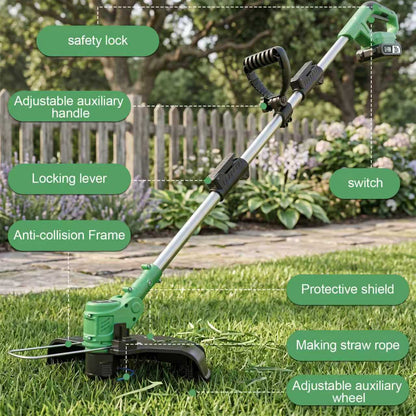 TrimFlex™ 3-in-1 Grass Trimmer | Cordless use, edging, cutting blades