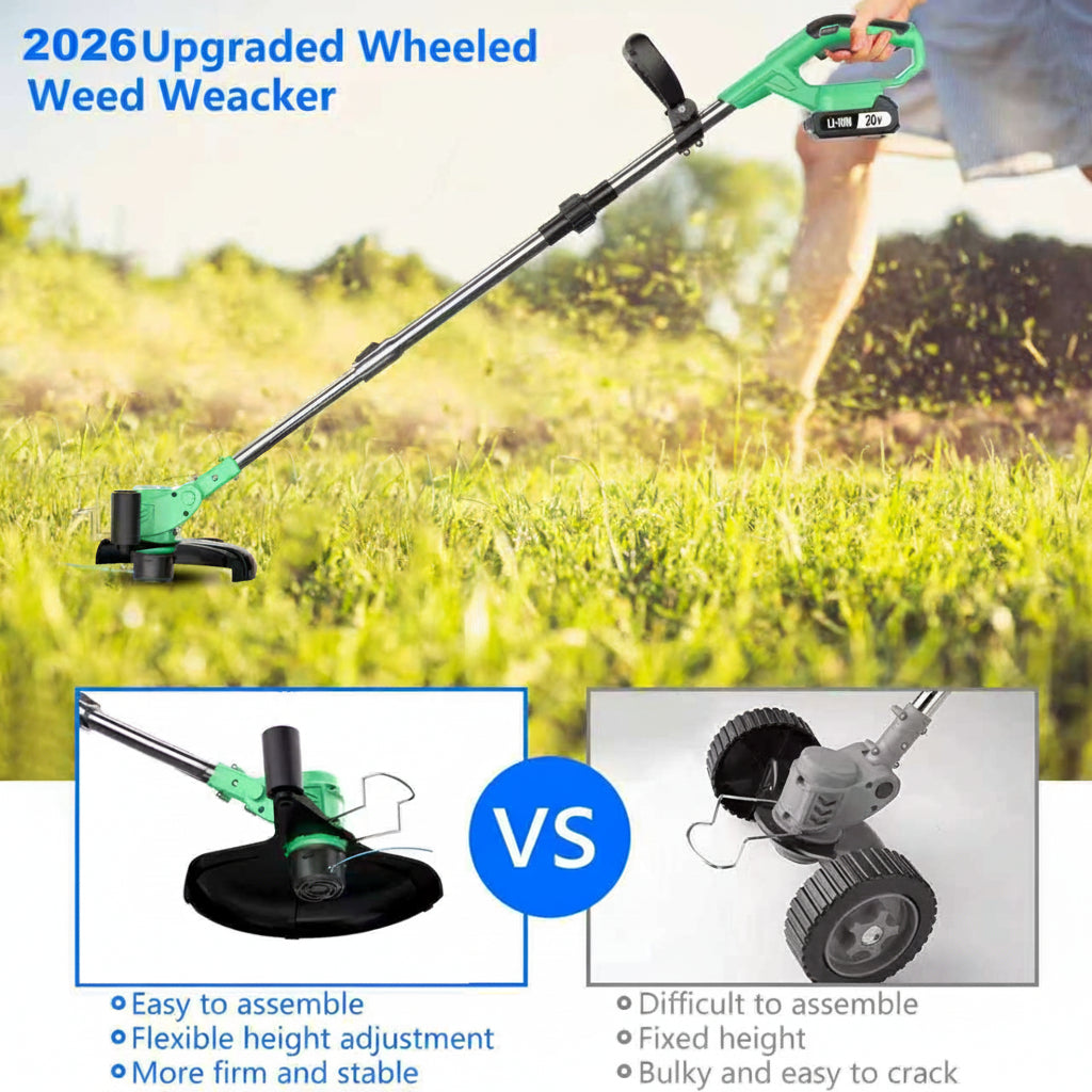 TrimFlex™ 3-in-1 Grass Trimmer | Cordless use, edging, cutting blades