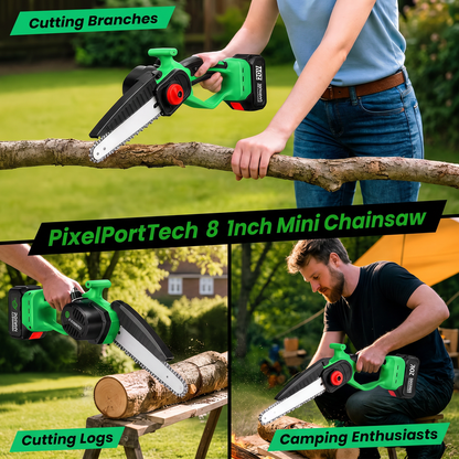 TrekSaw™ Cordless Chainsaw Set | 2-in-1 design, extendable pole, 2x20V
