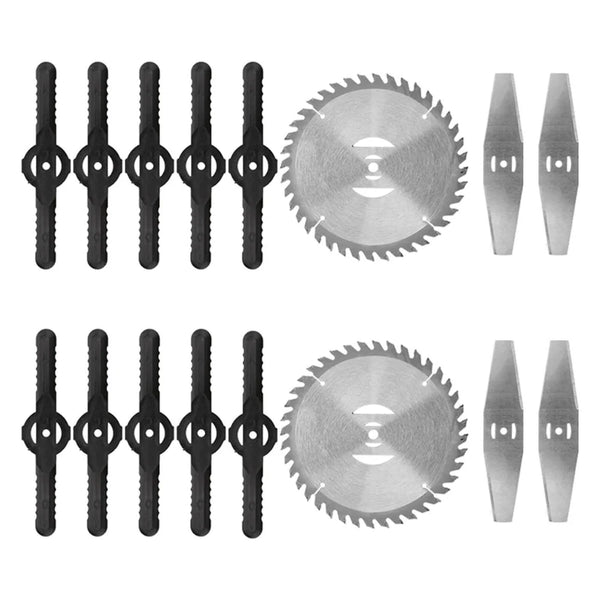 16 Pcs Replacement Blades Kit for 3-in-1 Grass Trimmer