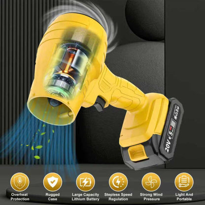 airjet 20v leaf blower brushless motor 3 nozzles dual batteries_5