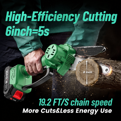 TrekSaw™ Cordless Chainsaw Set | 2-in-1 design, extendable pole, 2x20V
