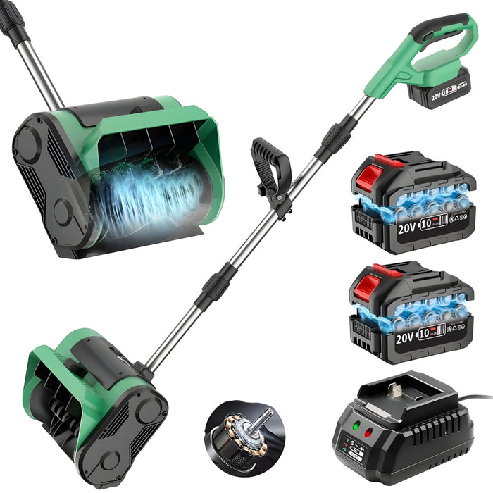 FrostSweep™ Cordless Snow Shovel | 20V use, 12" width, dual batteries