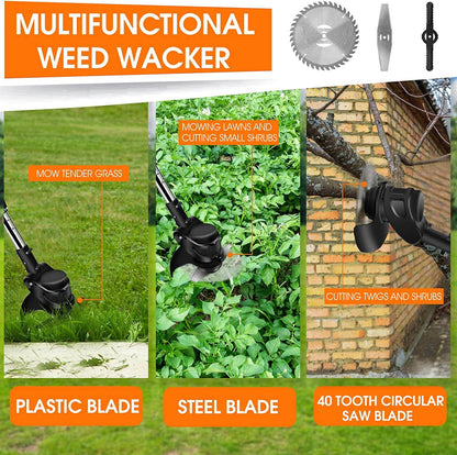 16 Pcs Replacement Blades Kit for 3-in-1 Grass Trimmer